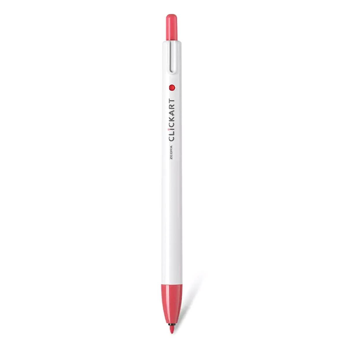 Zebra ClickArt Retractable Marker Pen - Baby Red – Stationery Space