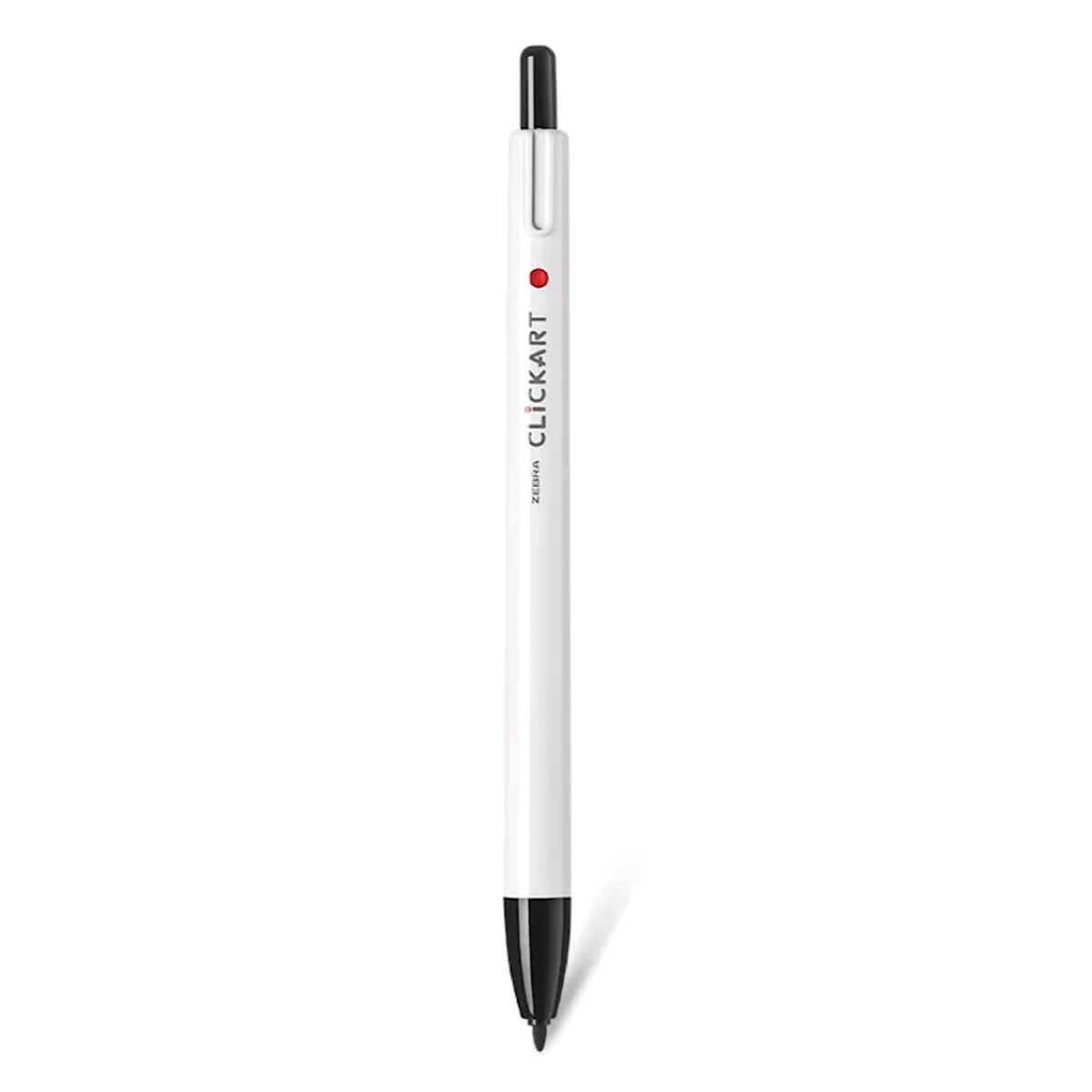  Zebra Pen ClickArt Retractable Marker Pen, Fine Point