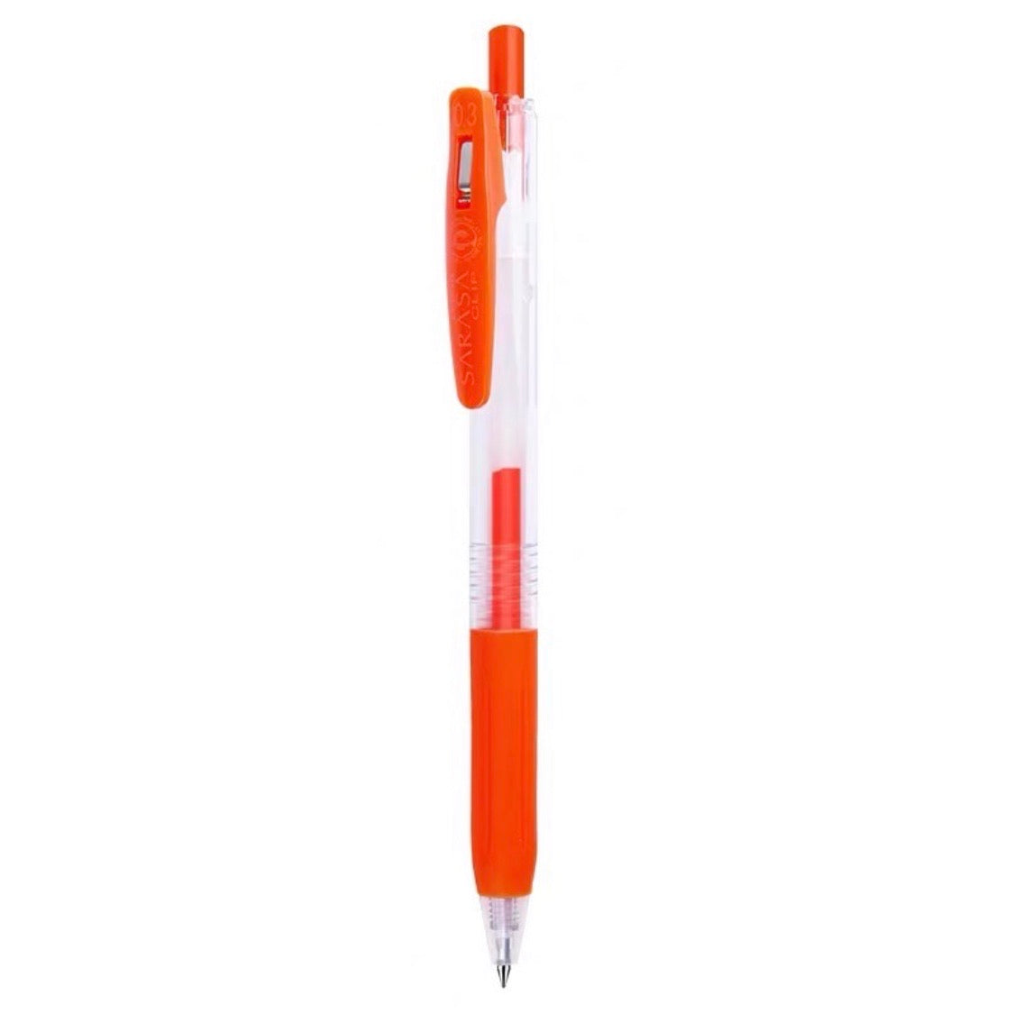 Zebra Sarasa Clip Gel Pen - 0.3 mm - Red