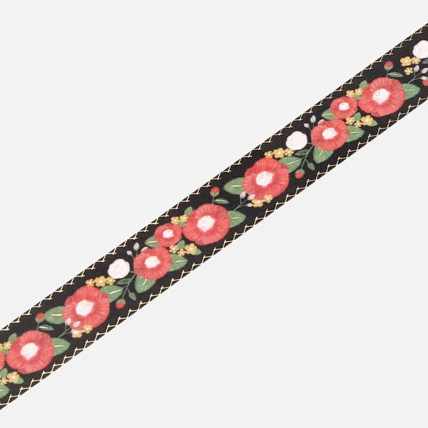 BGM Masking Tape - Embroidery Ribbon - Camellia