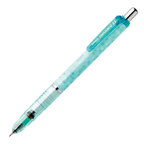 Zebra DelGuard Mechanical Pencil - 0.5 mm - Square Blue Green