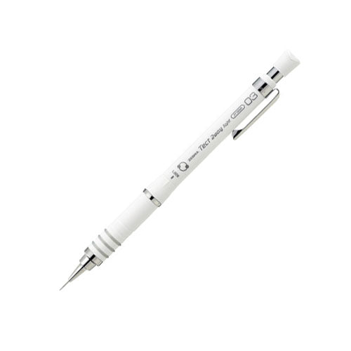 Zebra Tect 2way Light Drafting Pencil - 0.3 mm - White Body