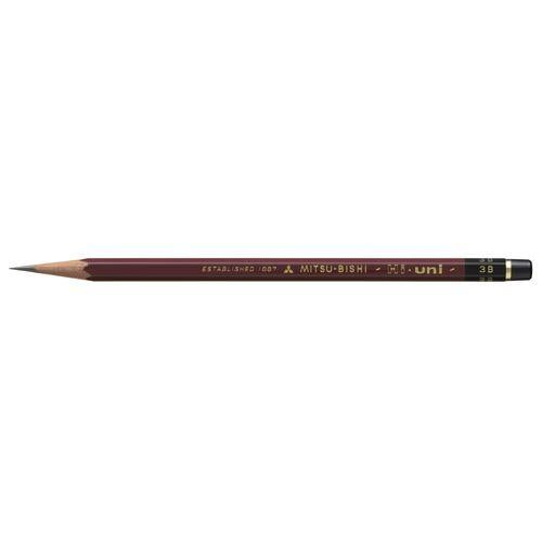 Uni Mitsubishi Hi-Uni Pencil - 3B - Box of 12