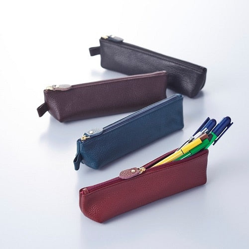 GulfStream Leather Boat Pen Case - Navy