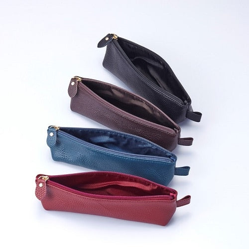 GulfStream Leather Boat Pen Case - Navy