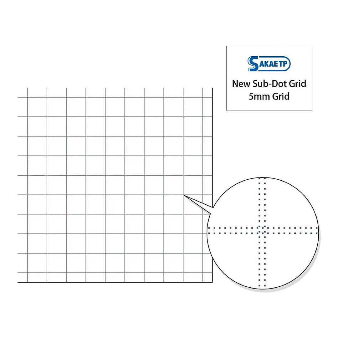 Tomoe River 52 gsm FP Notebook - A5 - 5 mm Grid - Hard Cover - White