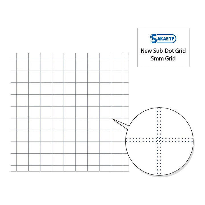 Tomoe River 52 gsm FP Notebook - A5 - 5 mm Grid - Hard Cover - White