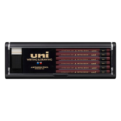 Uni Mitsubishi Hi-Uni Pencil - 5B - Box of 12