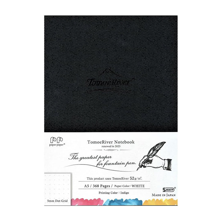 Tomoe River 52 gsm FP Notebook - A5 - Dot Grid - Hard Cover - White