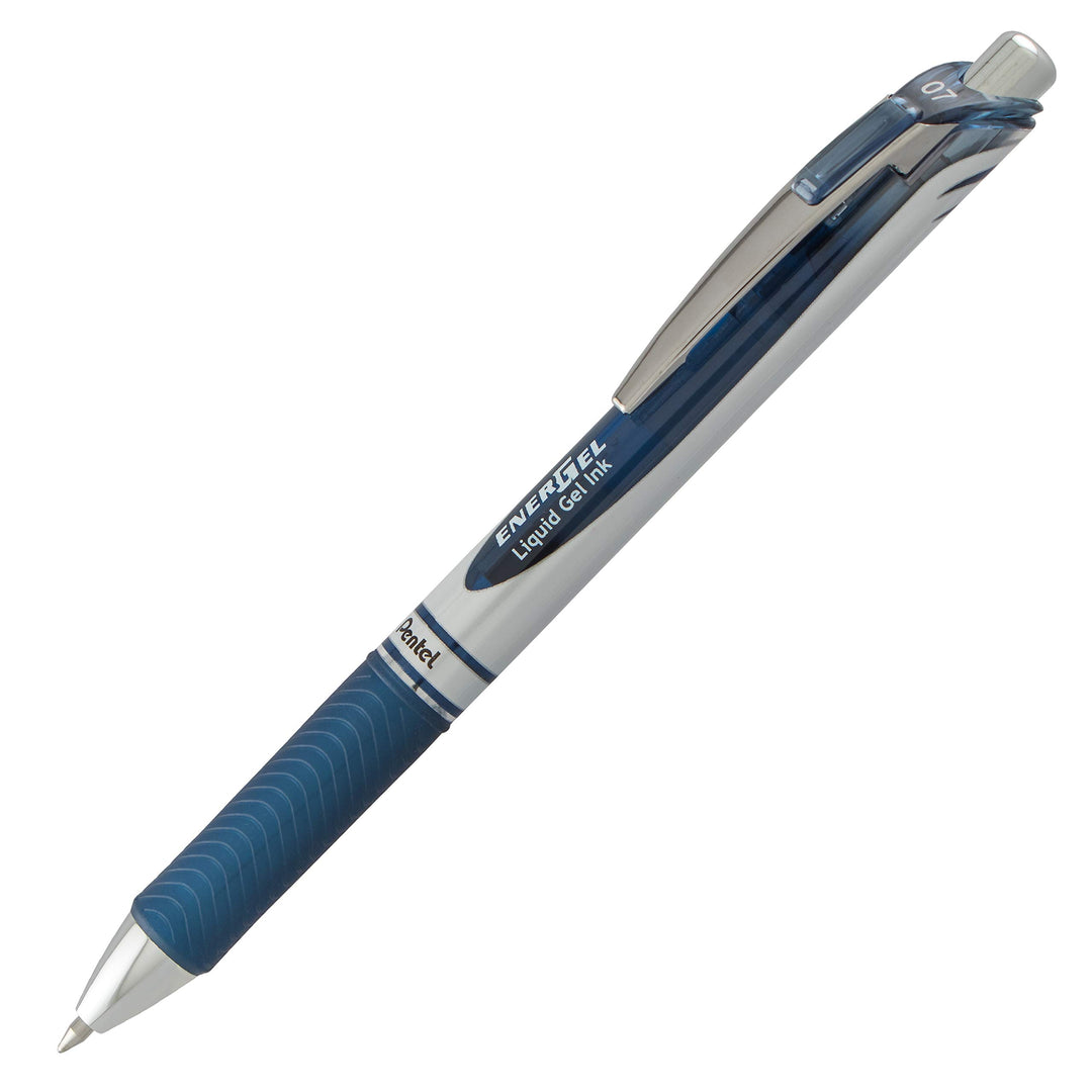 Pentel EnerGel RTX Gel Pen - Conical - 0.7 mm - Blue Black
