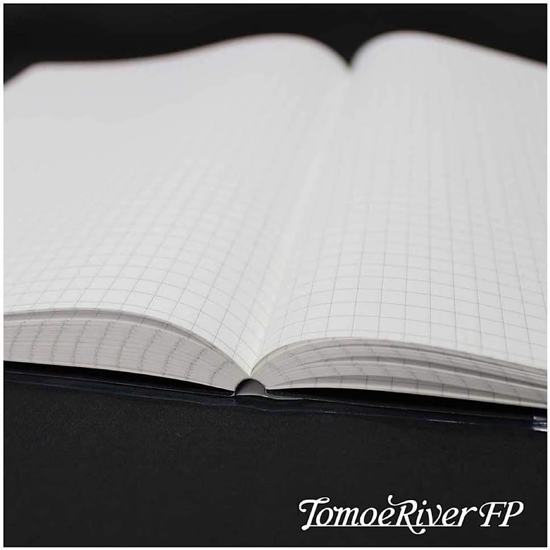 Tomoe River 52 gsm FP Notebook - A5 - 5 mm Grid - Hard Cover - White