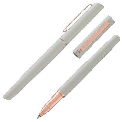 インターアクト Rollerball Pen IWI Consistency Color Rollerball Cold Grey 0.6mm with cap and packaging displayed
