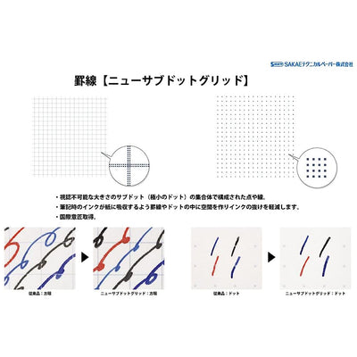Tomoe River 52 gsm FP Notebook - A5 - 5 mm Grid - Hard Cover - White