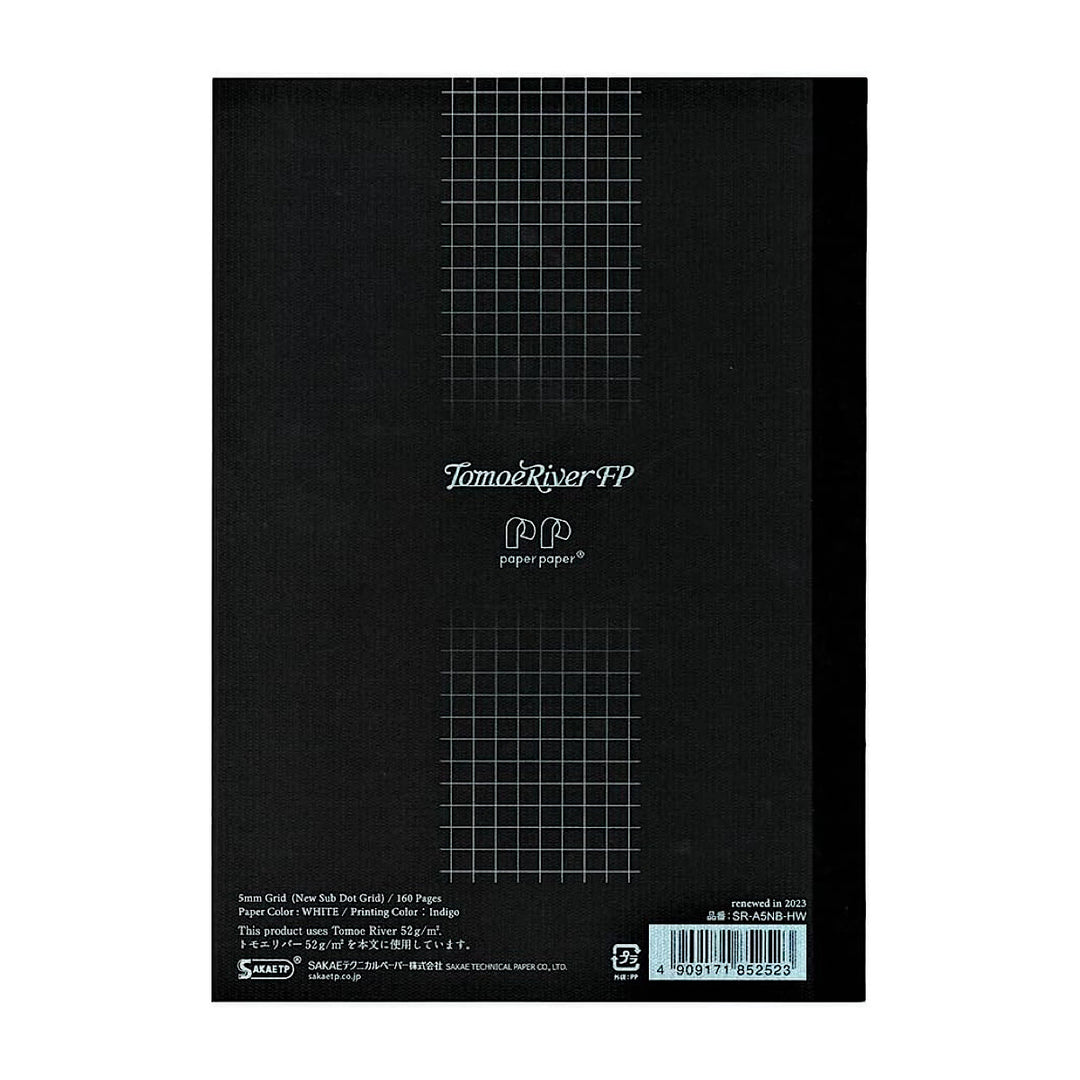 Tomoe River 52 gsm FP Notebook - A5 - 5 mm Grid - Soft Cover - White