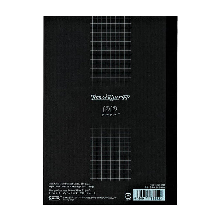 Tomoe River 52 gsm FP Notebook - A5 - 5 mm Grid - Soft Cover - White