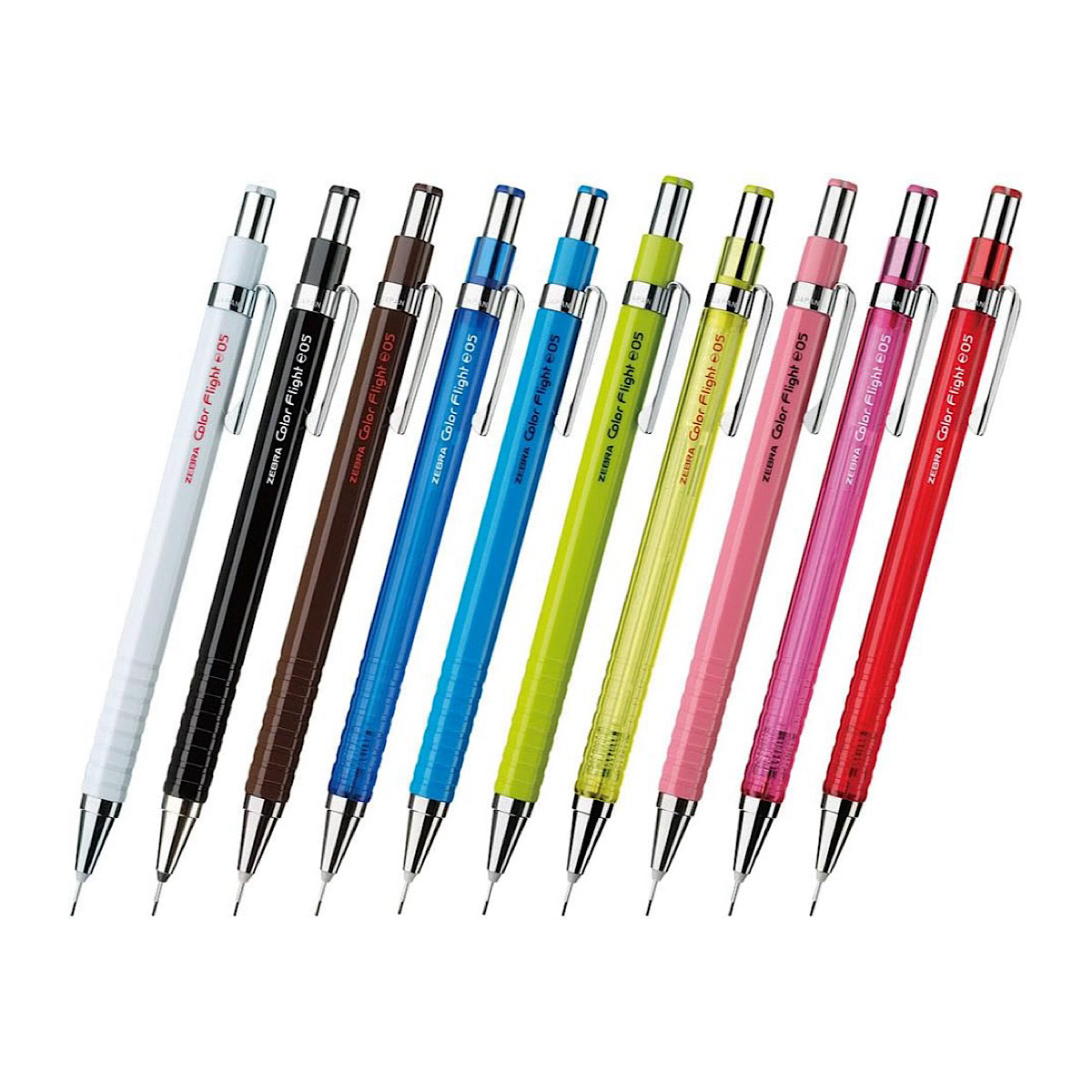 Zebra Color Flight Mechanical Pencil - 0.5 mm - Black