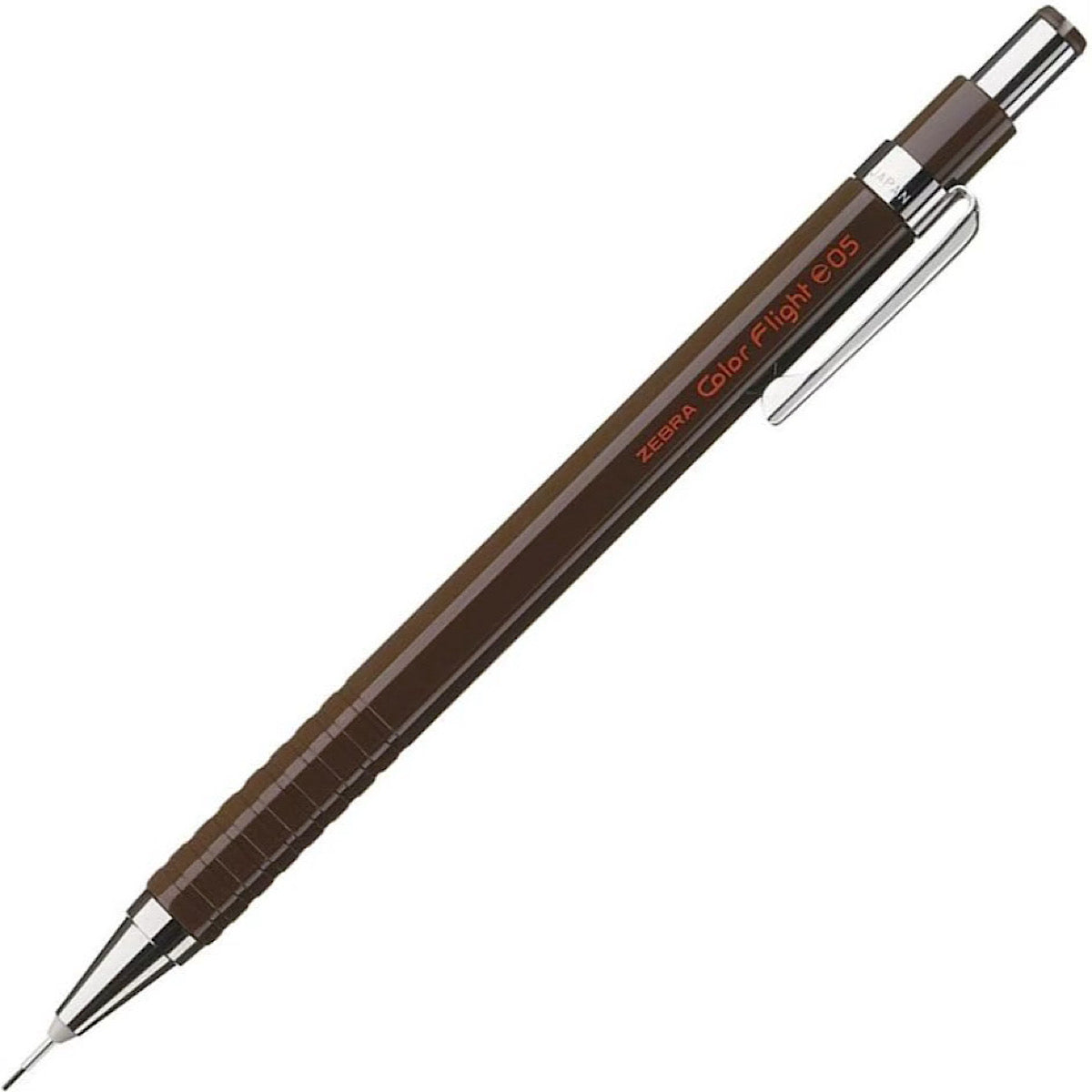 Zebra Color Flight Mechanical Pencil - 0.5 mm - Chocolate