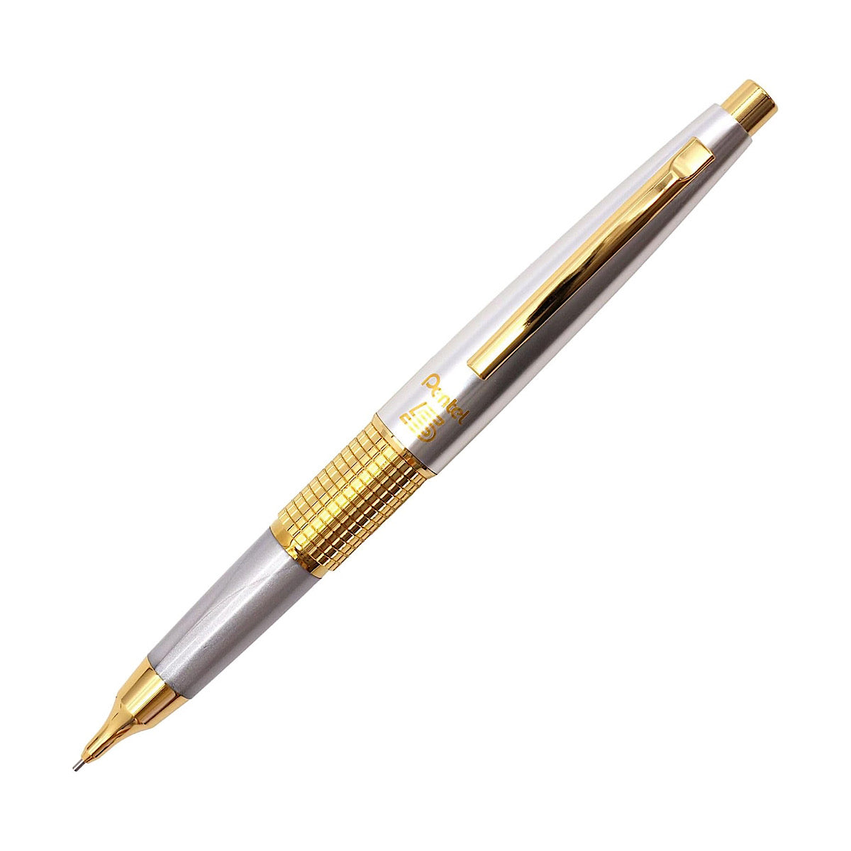 Pentel Sharp Kerry Mechanical Pencil - 0.5 mm - Silver and Gold Body - Limited Edition