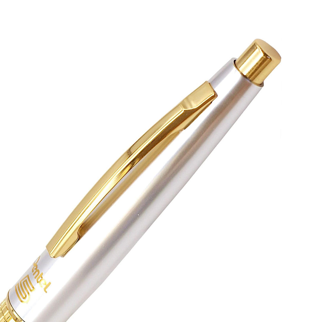 Pentel Sharp Kerry Mechanical Pencil - 0.5 mm - Silver and Gold Body - Limited Edition