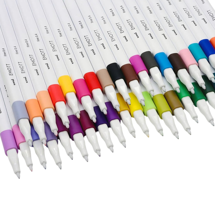Uni EMOTT Sign Pen - 0.4 mm - 40 Color Set