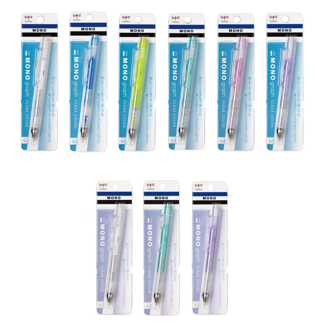 Tombow Mono Graph Shaker Mechanical Pencil - 0.3 mm - Clear