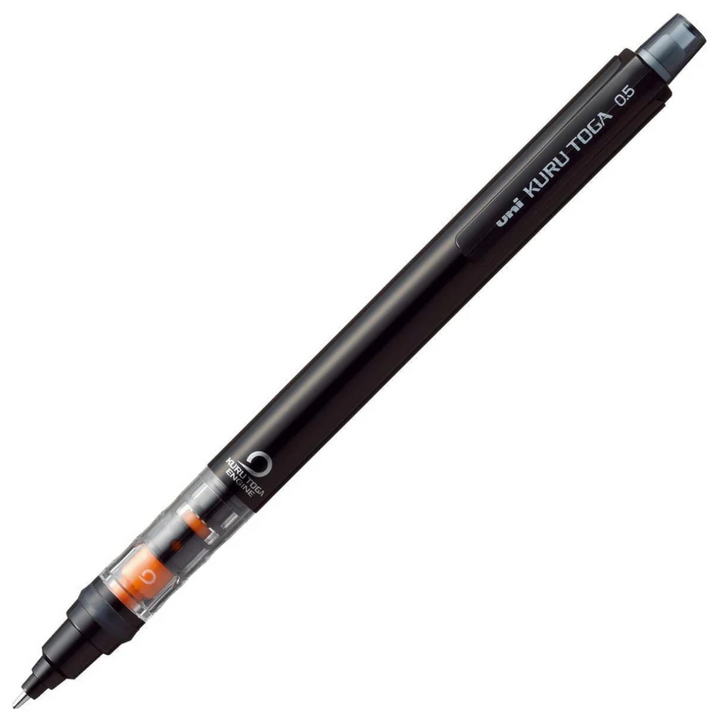 Uni Kuru Toga Mechanical Pencil - Pipe Slide - 0.5 mm - Black