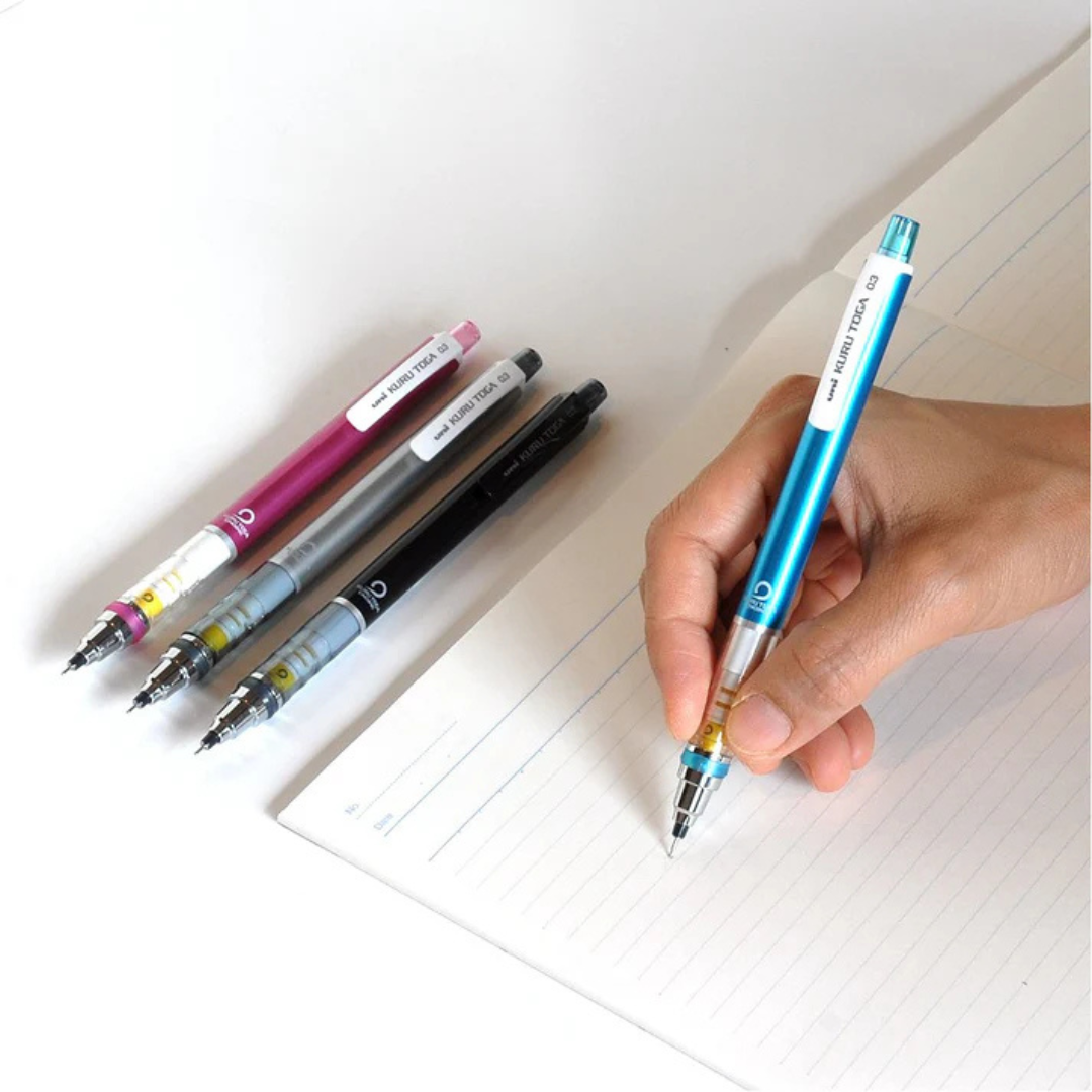 Uni Kuru Toga Mechanical Pencil - 0.3 mm - Blue Body