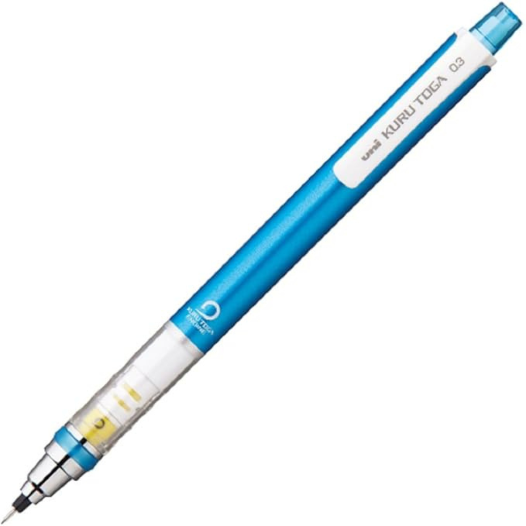 Uni Kuru Toga Mechanical Pencil - 0.3 mm - Blue Body