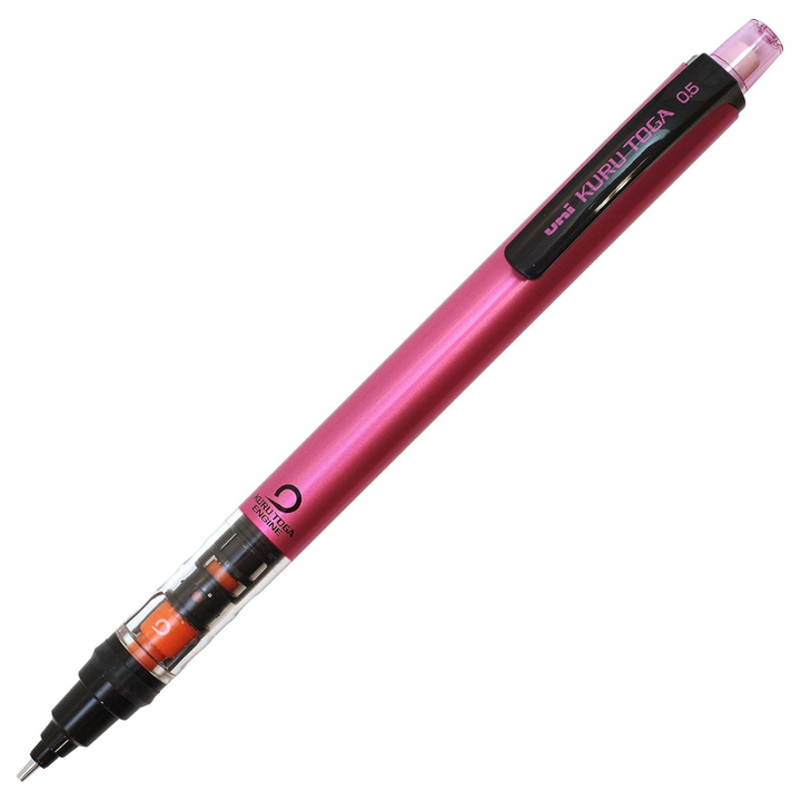 Uni Kuru Toga Mechanical Pencil - Pipe Slide - 0.5 mm - Pink