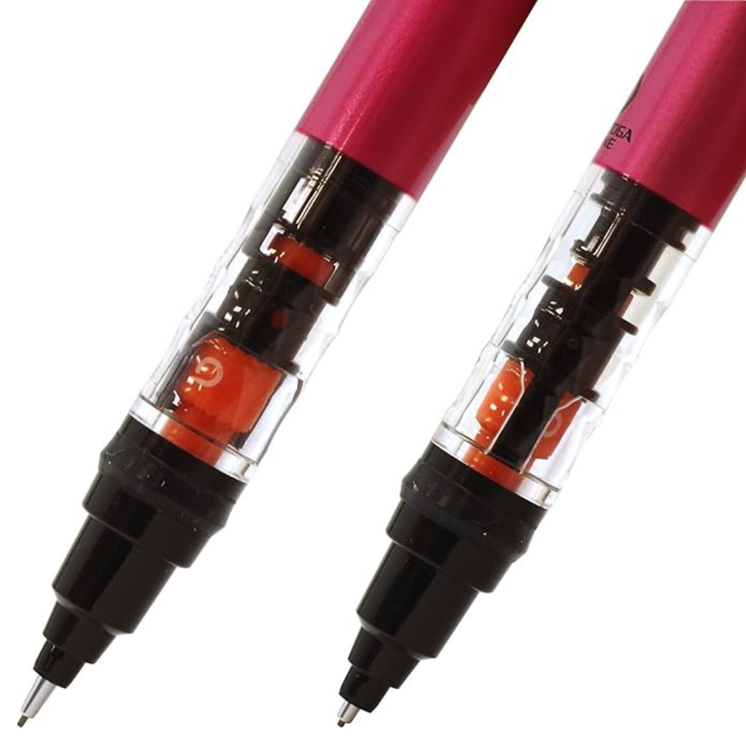 Uni Kuru Toga Mechanical Pencil - Pipe Slide - 0.5 mm - Pink