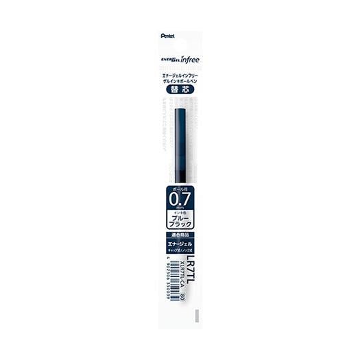 Pentel EnerGel Infree Pen Refill - 0.7 mm - Blue Black