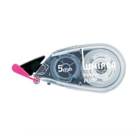 Plus Whiper Petit Correction Tape - 5 mm - Black