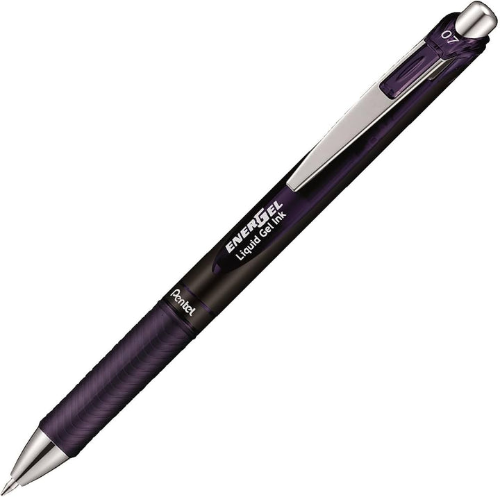 Pentel EnerGel RTX Gel Pen - Conical - 0.7 mm - Bordeaux Black