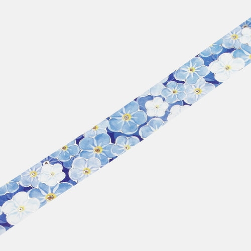 BGM Masking Tape - Sea of Blue Flowers