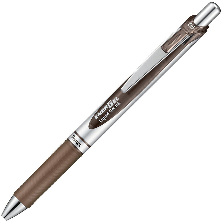Pentel EnerGel RTX Gel Pen - Needle-Point - 0.5 mm - Sepia