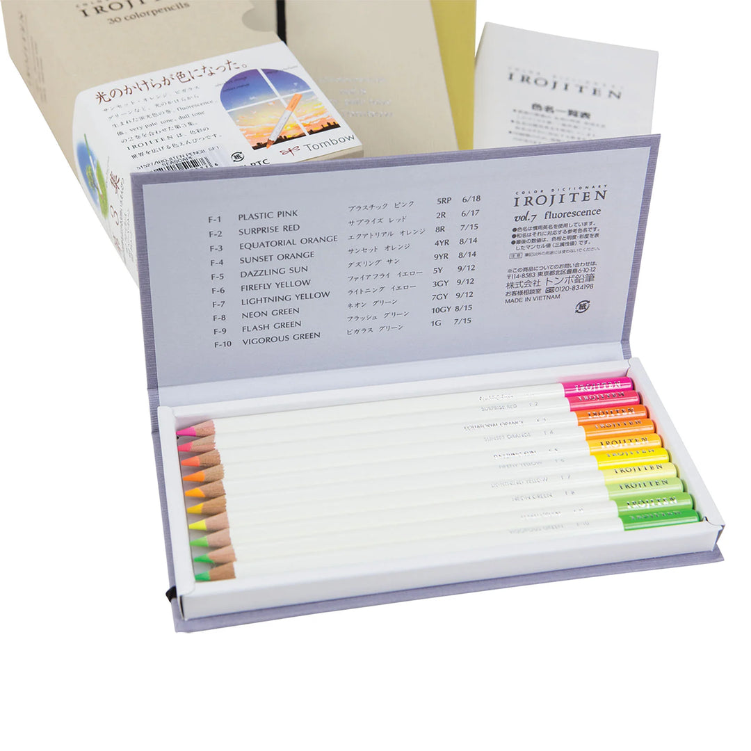 Tombow Irojiten Color Dictionary Color Pencil - Seascape - 30 Color Set