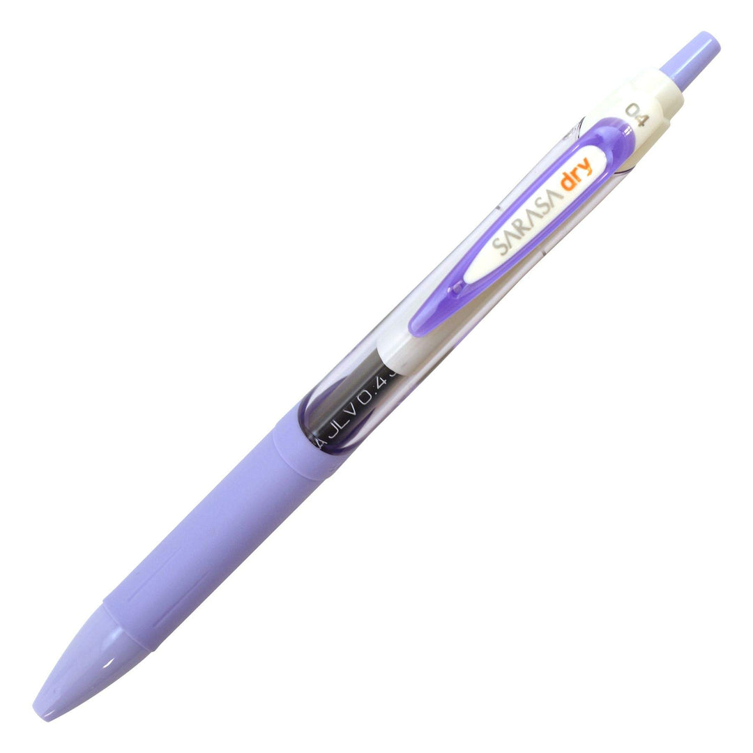 Zebra Sarasa Dry Gel Pen - 0.4 mm - Soft Purple - Black Ink