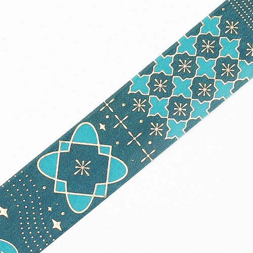 BGM Masking Tape - Tile Art - Blue Tile