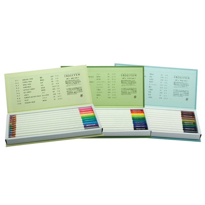 Tombow Irojiten Color Dictionary Color Pencil - Rainforest - 30 Color Set