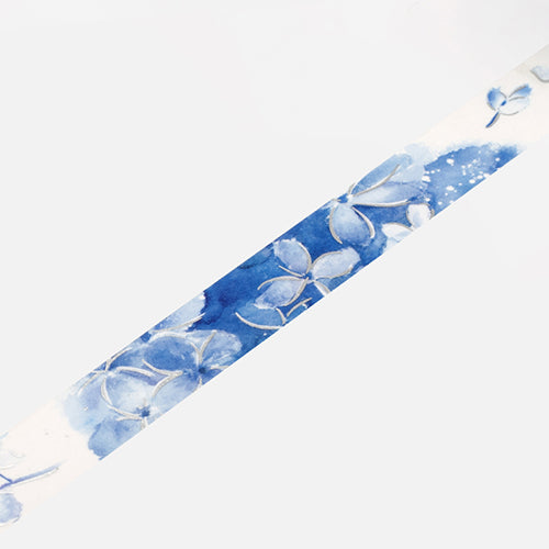 BGM Washi Tape - Watercolor Flowers - Hydrangea
