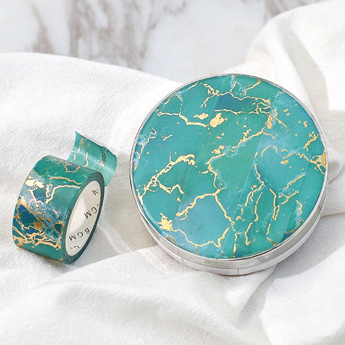 BGM Masking Tape - Stone Pattern - Sea Green
