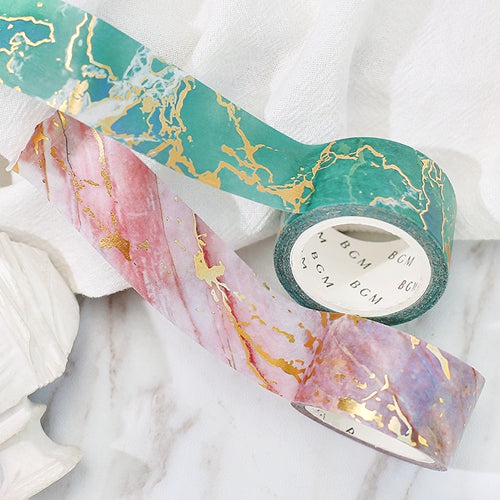 BGM Masking Tape - Stone Pattern - Sea Green