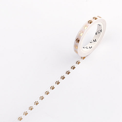 BGM Washi Tape - Gold Cat&