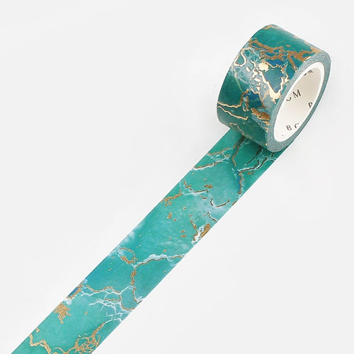 BGM Masking Tape - Stone Pattern - Sea Green