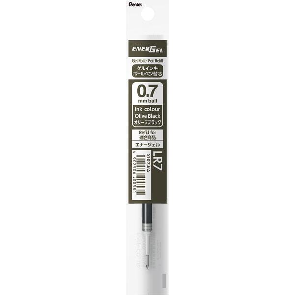 Pentel EnerGel Gel Pen Refill - 0.7 mm - Olive Black