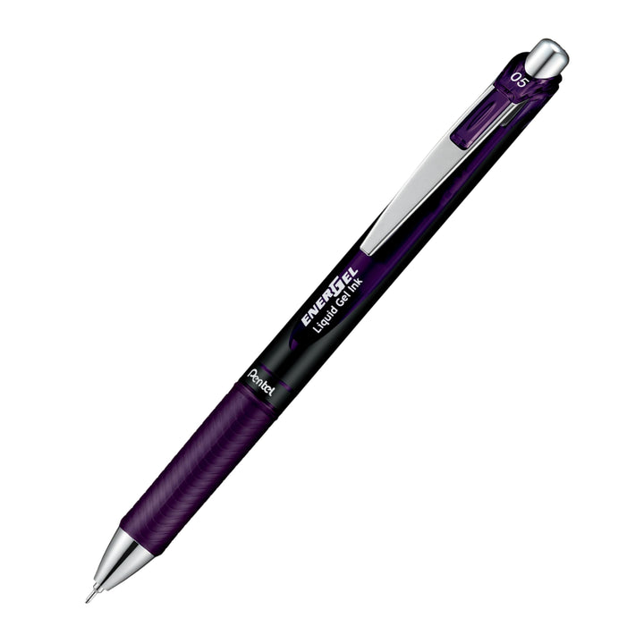 Pentel EnerGel RTX Gel Pen - Needle-Point - 0.5 mm - Bordeaux Black