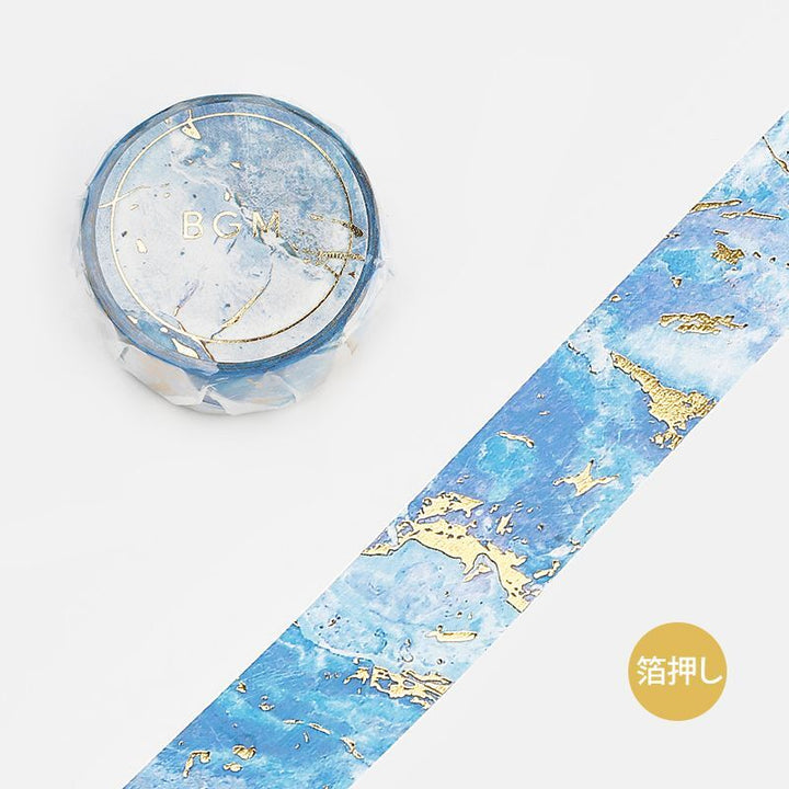 BGM Masking Tape - Stone Pattern - Sky Blue
