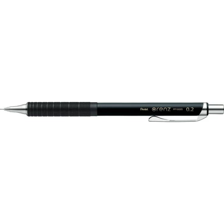 Pentel Orenz Mechanical Pencil - Metal Grip - 0.2 mm - Black