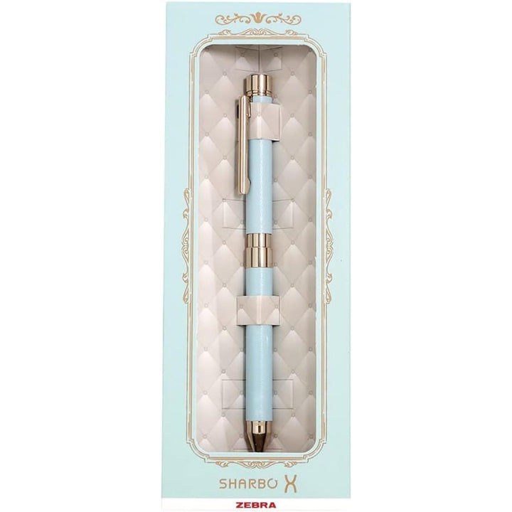 Zebra Sharbo X SL6 Multi-Functional Pen Gift Set - Leather - Pale Blue