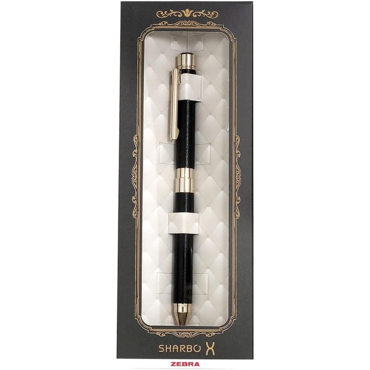 Zebra Sharbo X SL6 Multi-Functional Pen Gift Set - Leather - Black